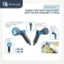 Воден пистолет Aquacraft Soft-Touch Comfort 4 струи, регулируем