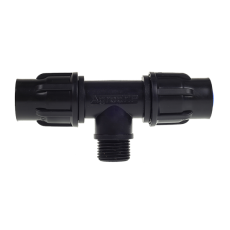 LOCK тройник за LDPE тръби с външна резба 25x1"