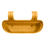 Саксия за перваз Elho, модел Vibia Campana Easy Hanger L, жълта