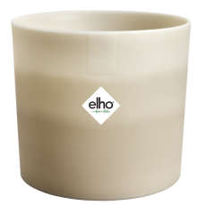 Саксия Elho, мoдел Colour Gradient Round, бежава, 16 cm