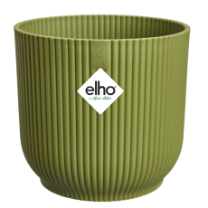 Саксия Elho, мoдел Vibes Fold Round, тъмно зелена, 14 cm
