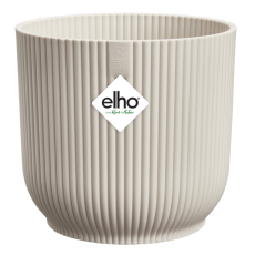 Саксия Elho, мoдел Vibes Fold Round, бяла, 14 cm