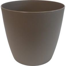 Саксия Gardenico тип кашпа, модел Ella matt Twist 30, тъмнокафява