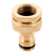 Бърза връзка за маркуч Hydro-Fix месинг, вътрешни резби - мъжка 1/2"-3/4"